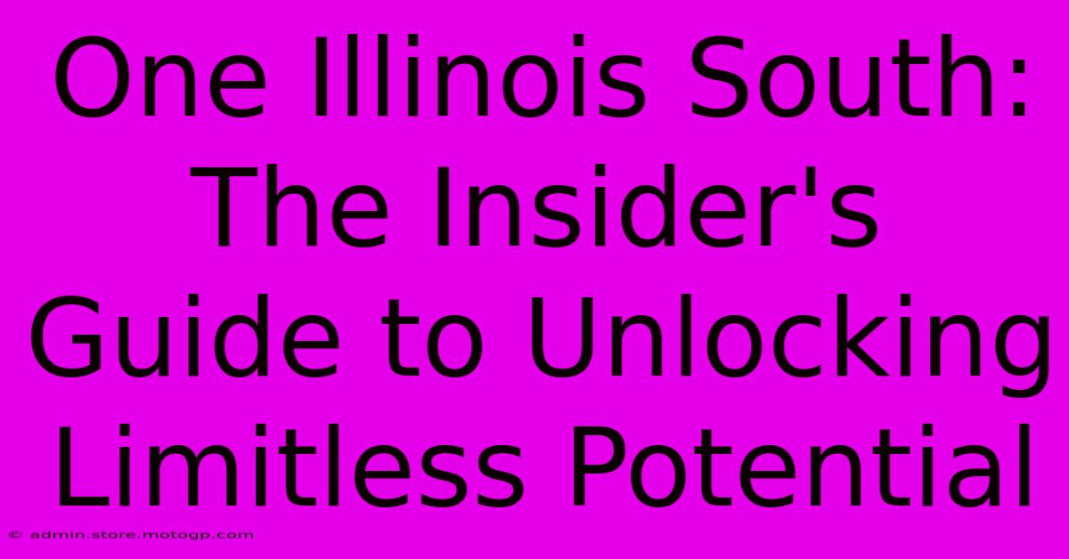 One Illinois South: The Insider's Guide To Unlocking Limitless Potential