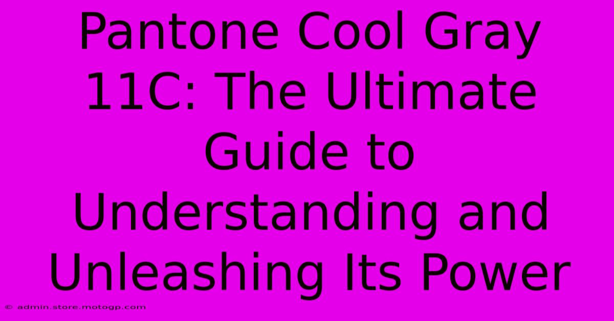 Pantone Cool Gray 11C: The Ultimate Guide To Understanding And Unleashing Its Power