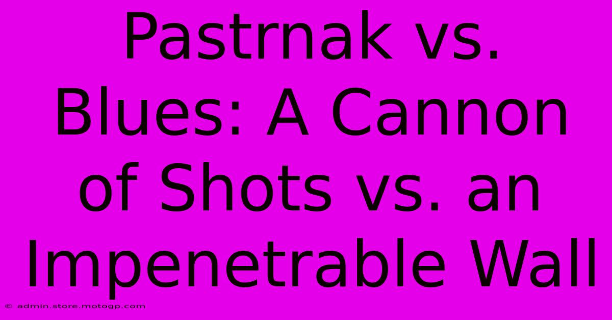 Pastrnak Vs. Blues: A Cannon Of Shots Vs. An Impenetrable Wall