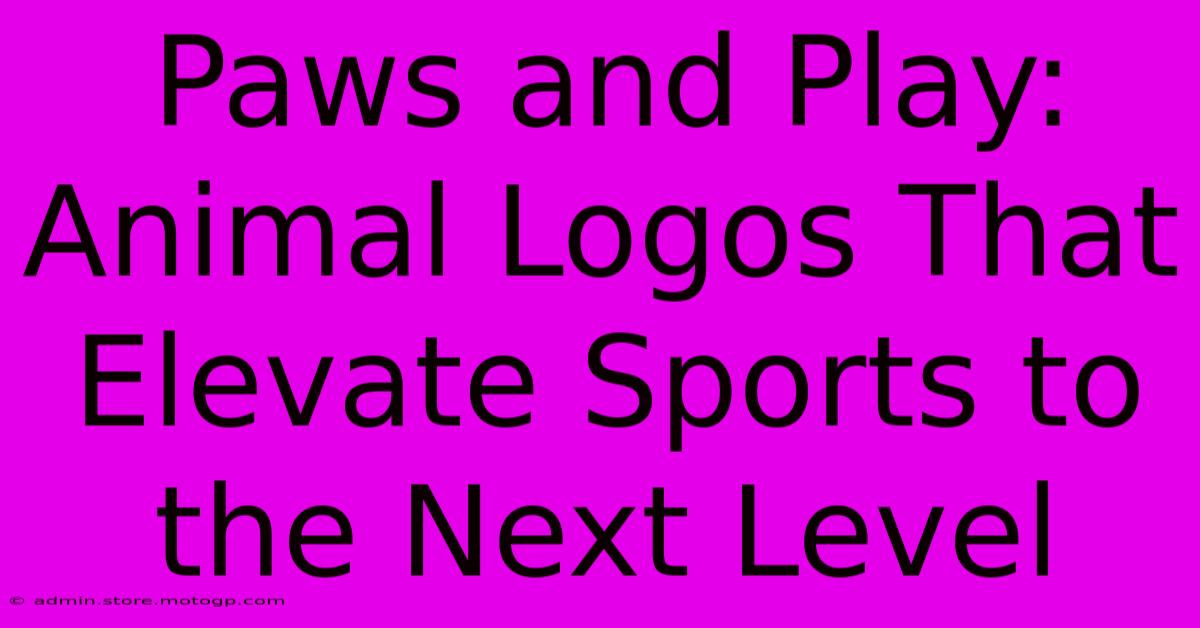 Paws And Play: Animal Logos That Elevate Sports To The Next Level