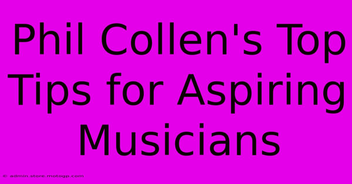 Phil Collen's Top Tips For Aspiring Musicians