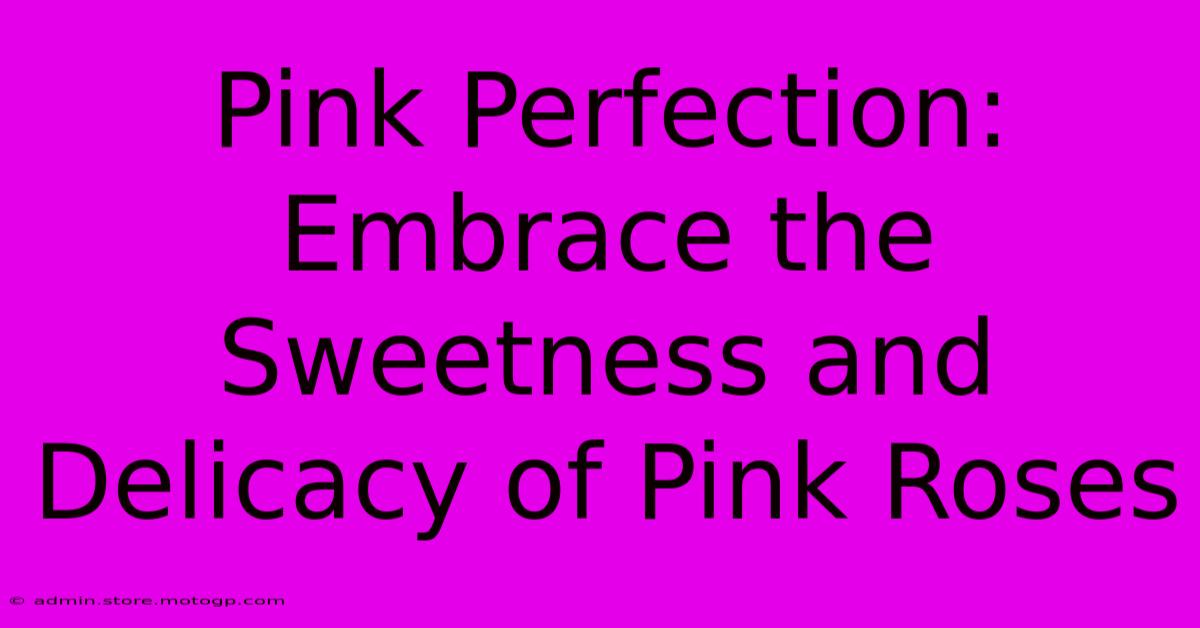 Pink Perfection: Embrace The Sweetness And Delicacy Of Pink Roses