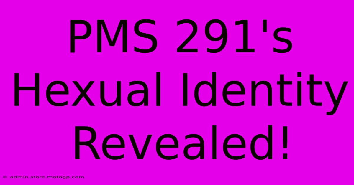 PMS 291's Hexual Identity Revealed!