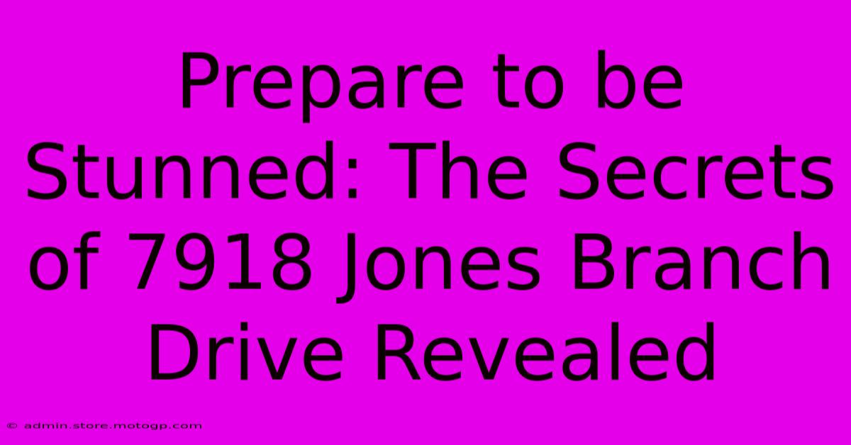 Prepare To Be Stunned: The Secrets Of 7918 Jones Branch Drive Revealed