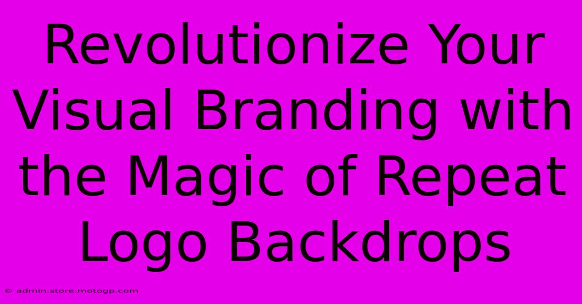 Revolutionize Your Visual Branding With The Magic Of Repeat Logo Backdrops