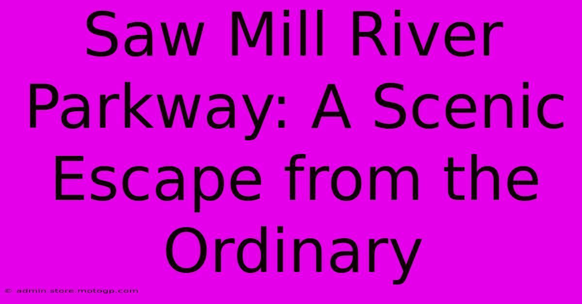 Saw Mill River Parkway: A Scenic Escape From The Ordinary