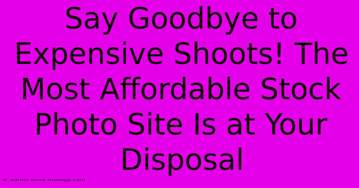 Say Goodbye To Expensive Shoots! The Most Affordable Stock Photo Site Is At Your Disposal