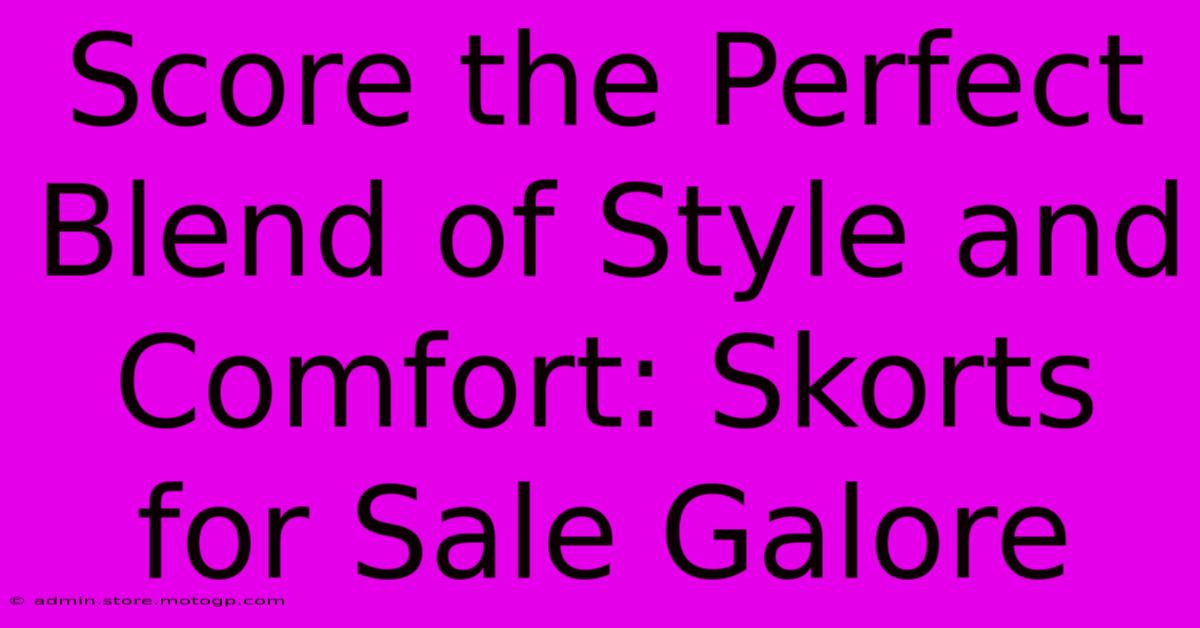 Score The Perfect Blend Of Style And Comfort: Skorts For Sale Galore