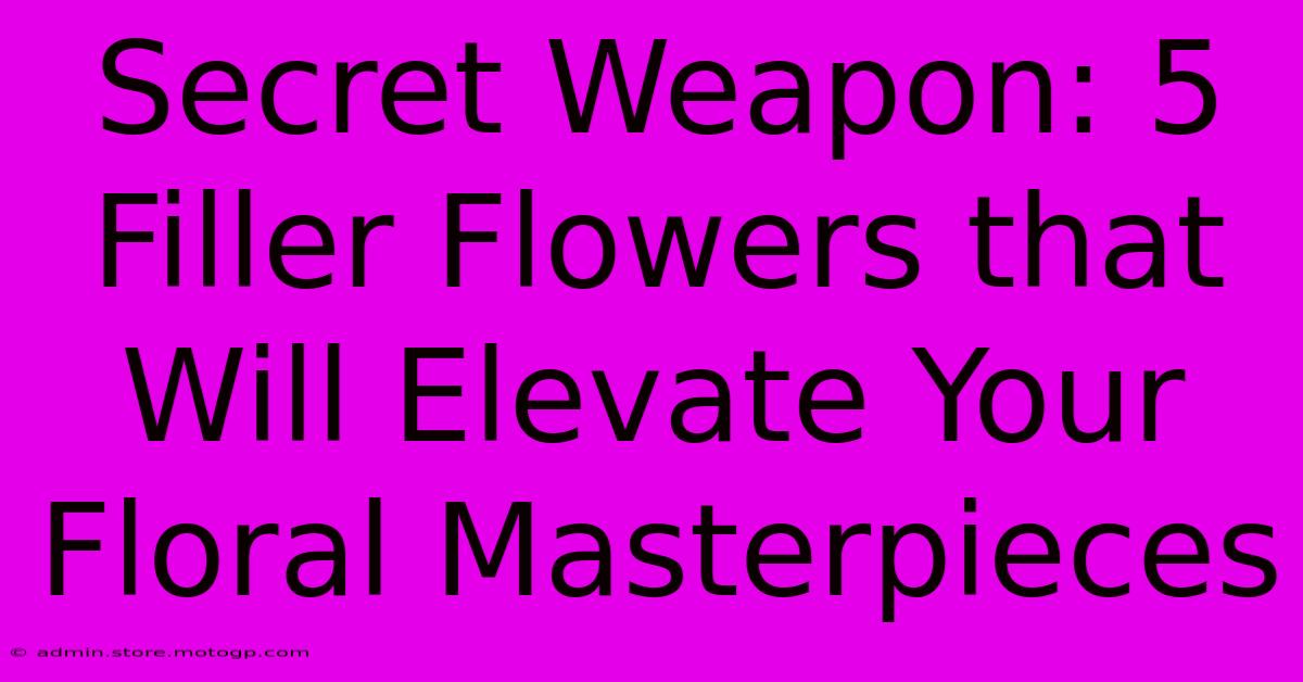 Secret Weapon: 5 Filler Flowers That Will Elevate Your Floral Masterpieces