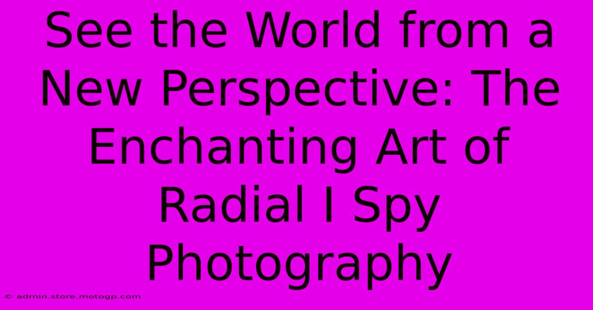 See The World From A New Perspective: The Enchanting Art Of Radial I Spy Photography