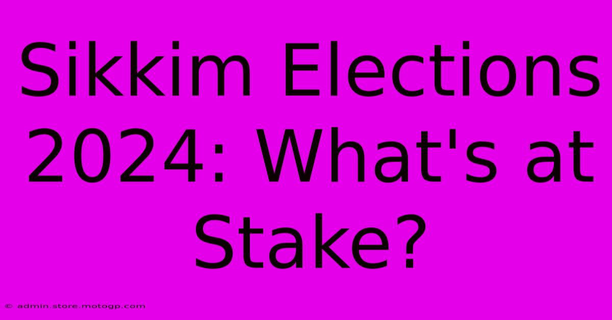 Sikkim Elections 2024: What's At Stake?