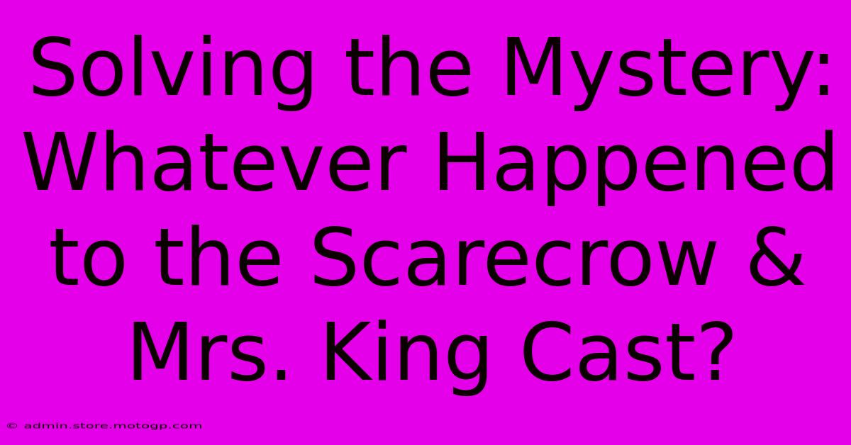 Solving The Mystery: Whatever Happened To The Scarecrow & Mrs. King Cast?