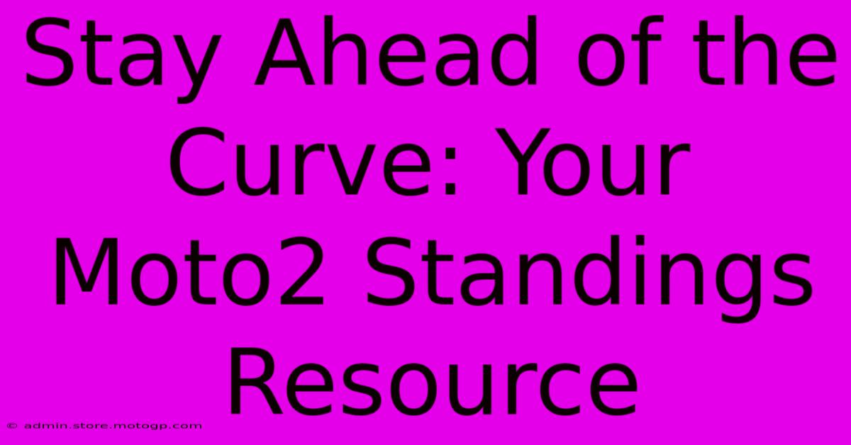 Stay Ahead Of The Curve: Your Moto2 Standings Resource