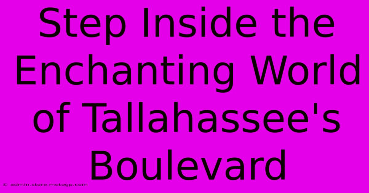 Step Inside The Enchanting World Of Tallahassee's Boulevard