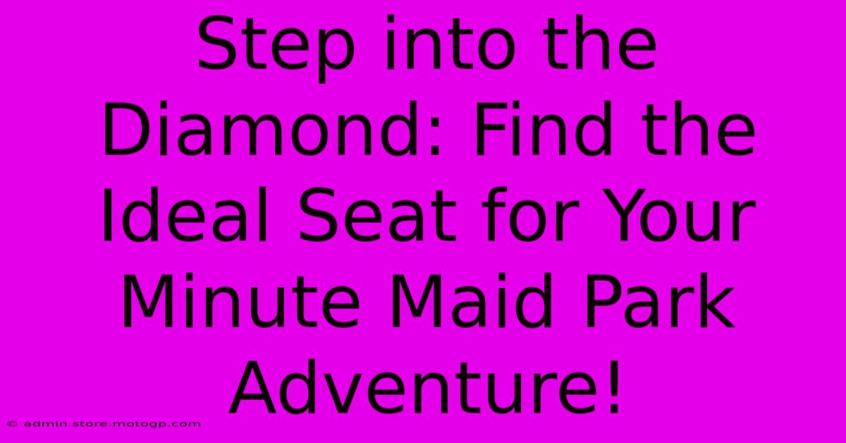 Step Into The Diamond: Find The Ideal Seat For Your Minute Maid Park Adventure!