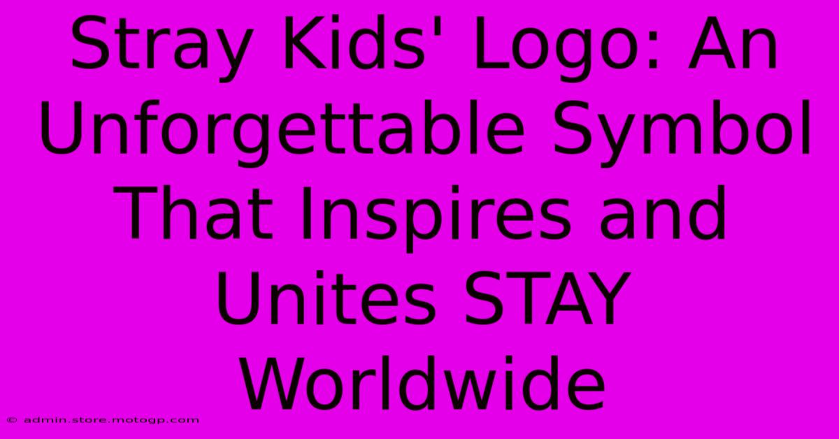 Stray Kids' Logo: An Unforgettable Symbol That Inspires And Unites STAY Worldwide