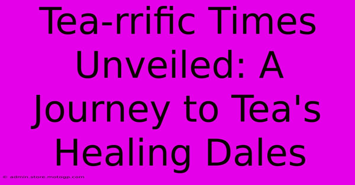 Tea-rrific Times Unveiled: A Journey To Tea's Healing Dales