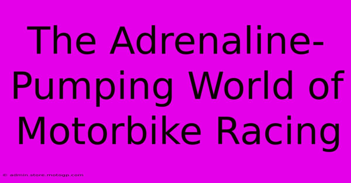 The Adrenaline-Pumping World Of Motorbike Racing