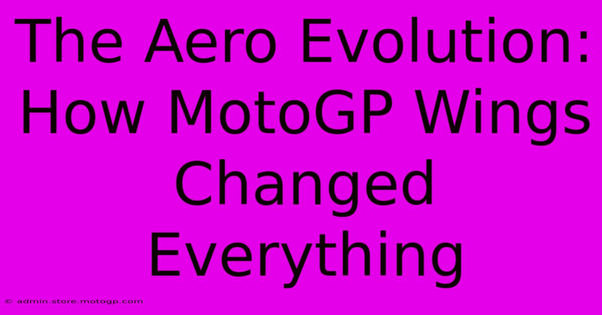 The Aero Evolution: How MotoGP Wings Changed Everything