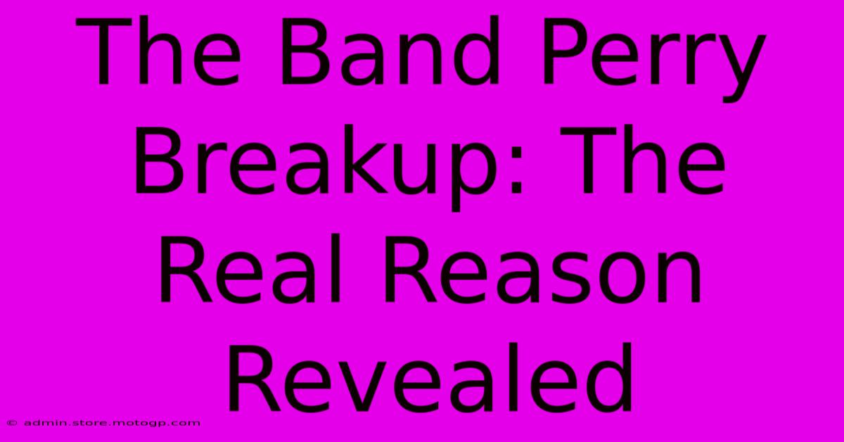 The Band Perry Breakup: The Real Reason Revealed