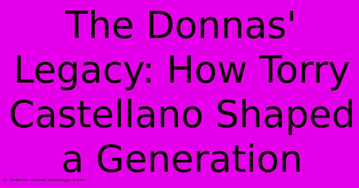 The Donnas' Legacy: How Torry Castellano Shaped A Generation