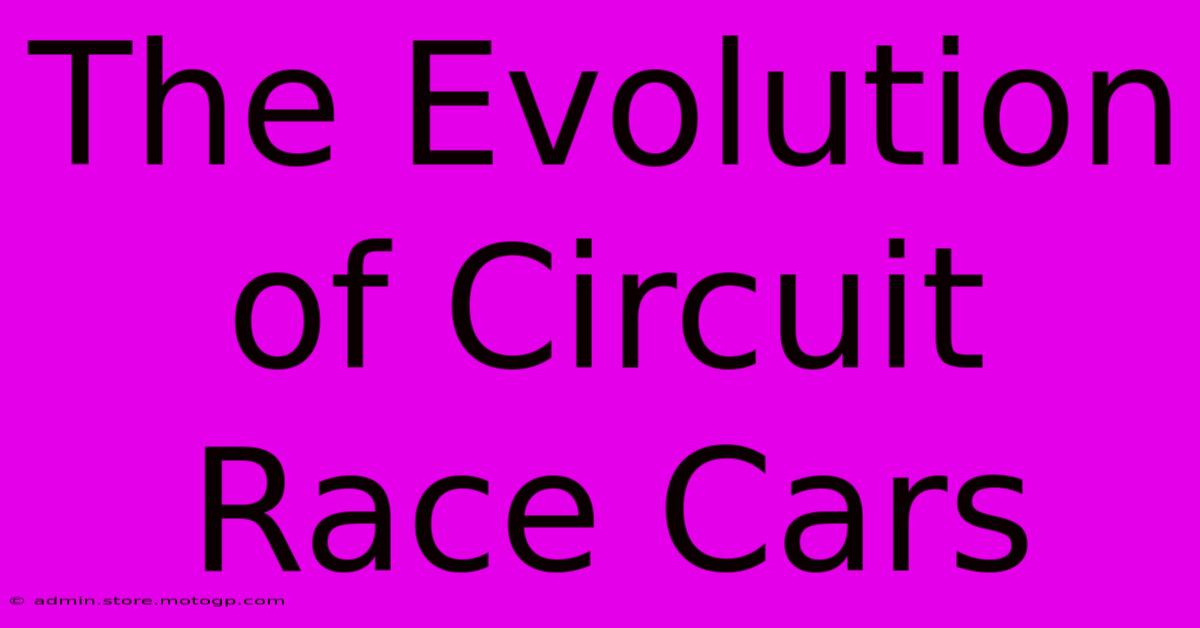 The Evolution Of Circuit Race Cars