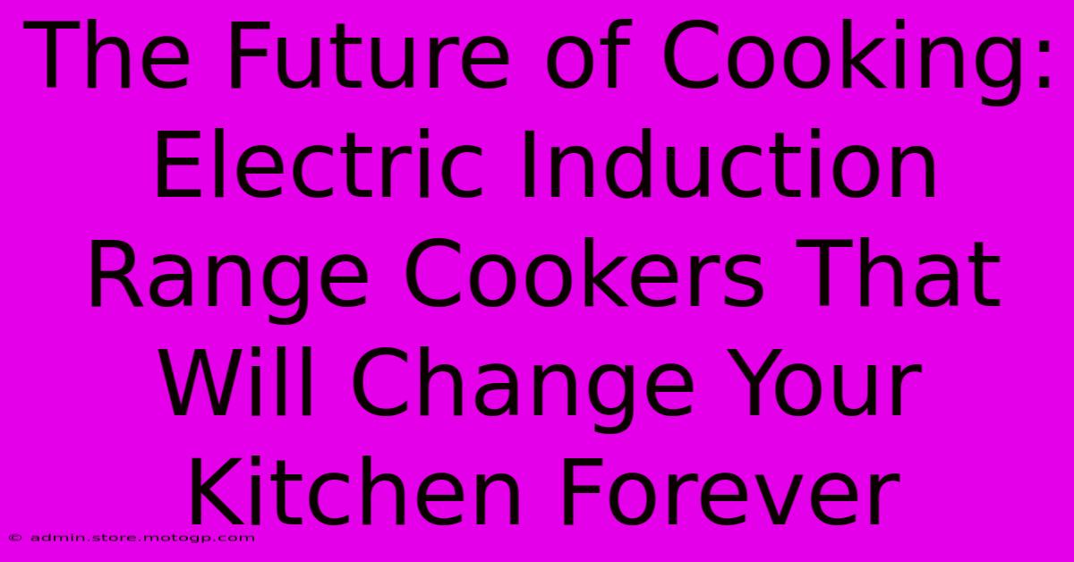 The Future Of Cooking: Electric Induction Range Cookers That Will Change Your Kitchen Forever