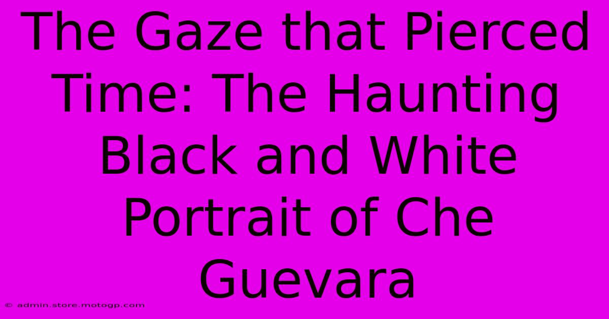 The Gaze That Pierced Time: The Haunting Black And White Portrait Of Che Guevara