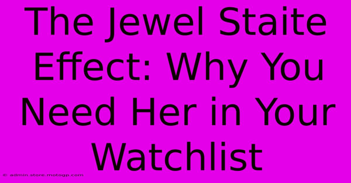 The Jewel Staite Effect: Why You Need Her In Your Watchlist