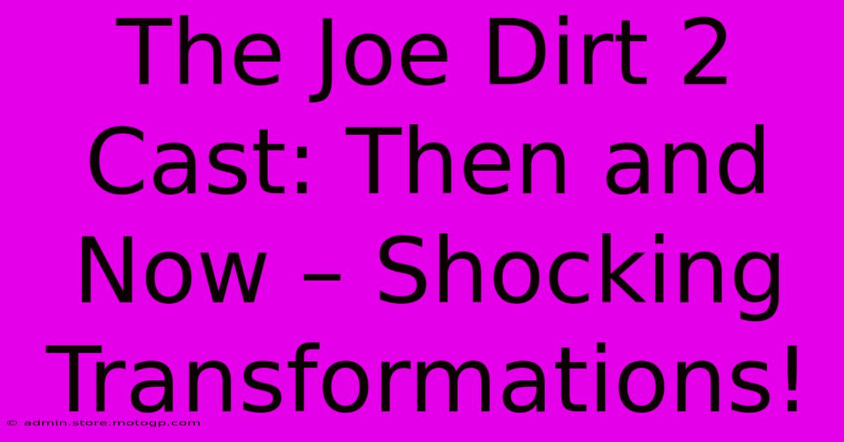 The Joe Dirt 2 Cast: Then And Now – Shocking Transformations!