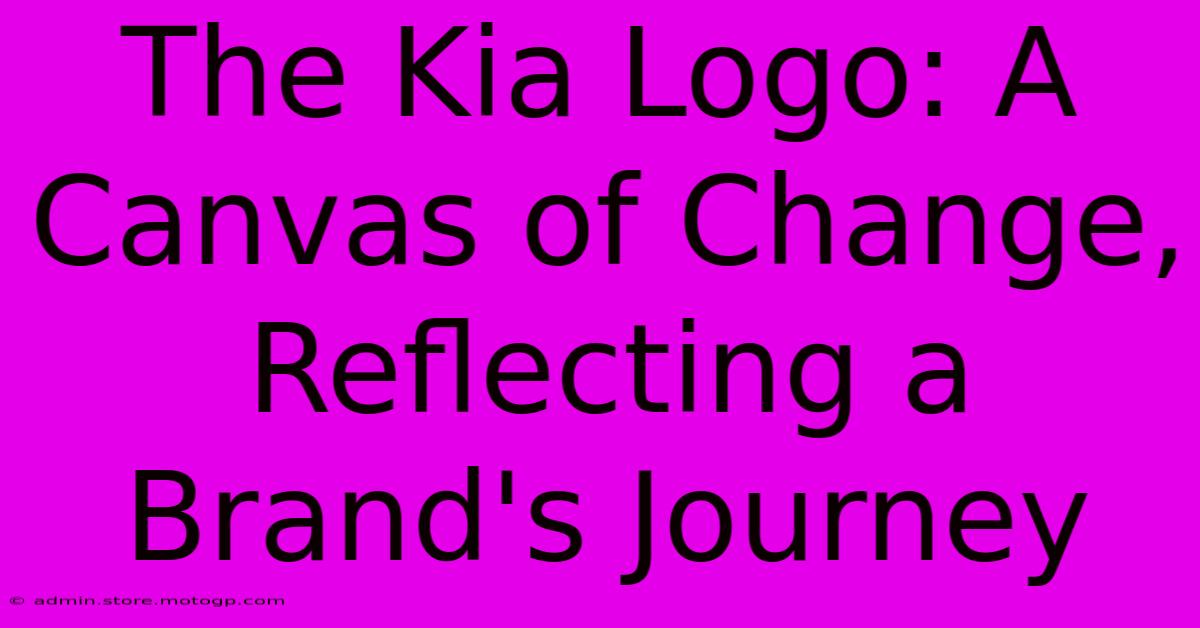 The Kia Logo: A Canvas Of Change, Reflecting A Brand's Journey