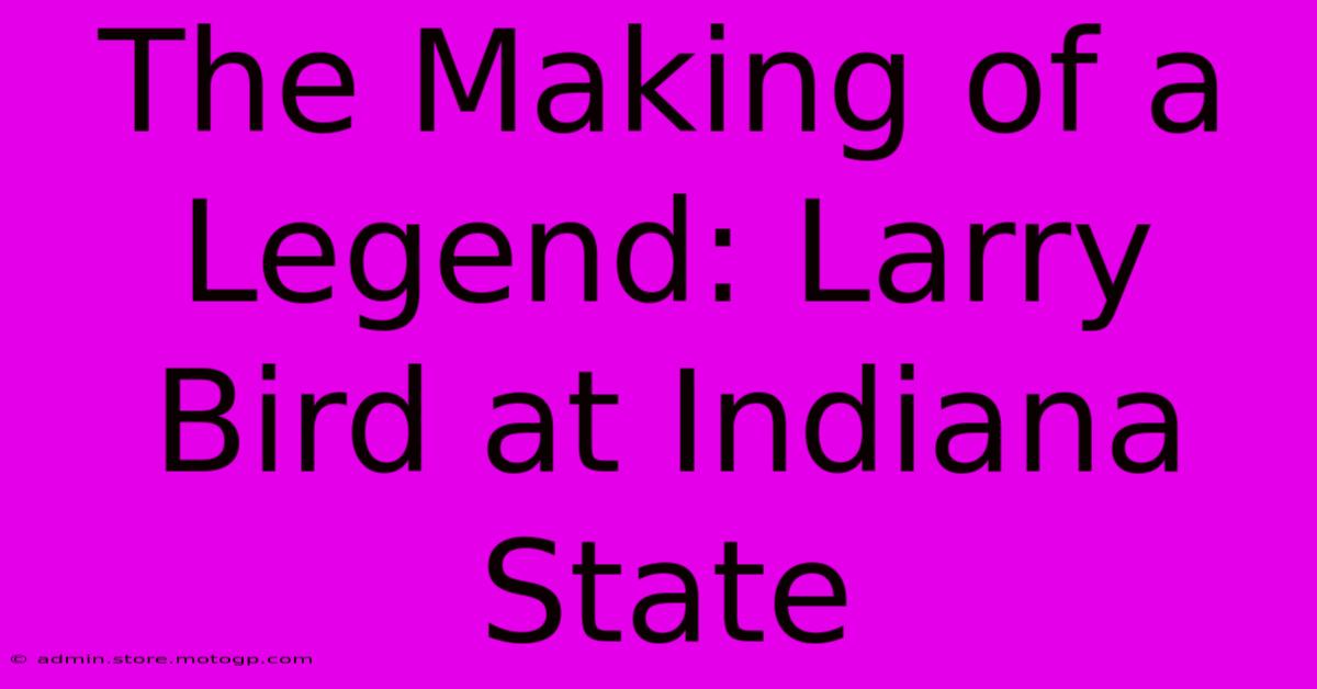 The Making Of A Legend: Larry Bird At Indiana State