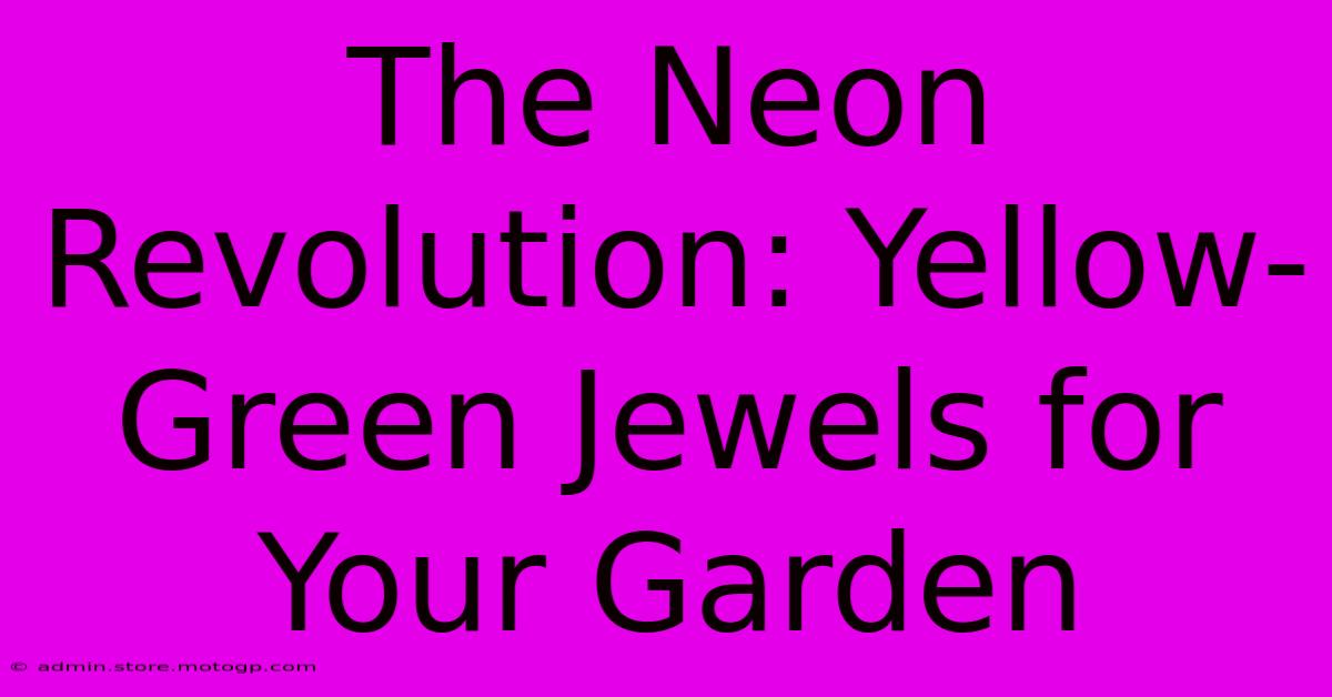 The Neon Revolution: Yellow-Green Jewels For Your Garden