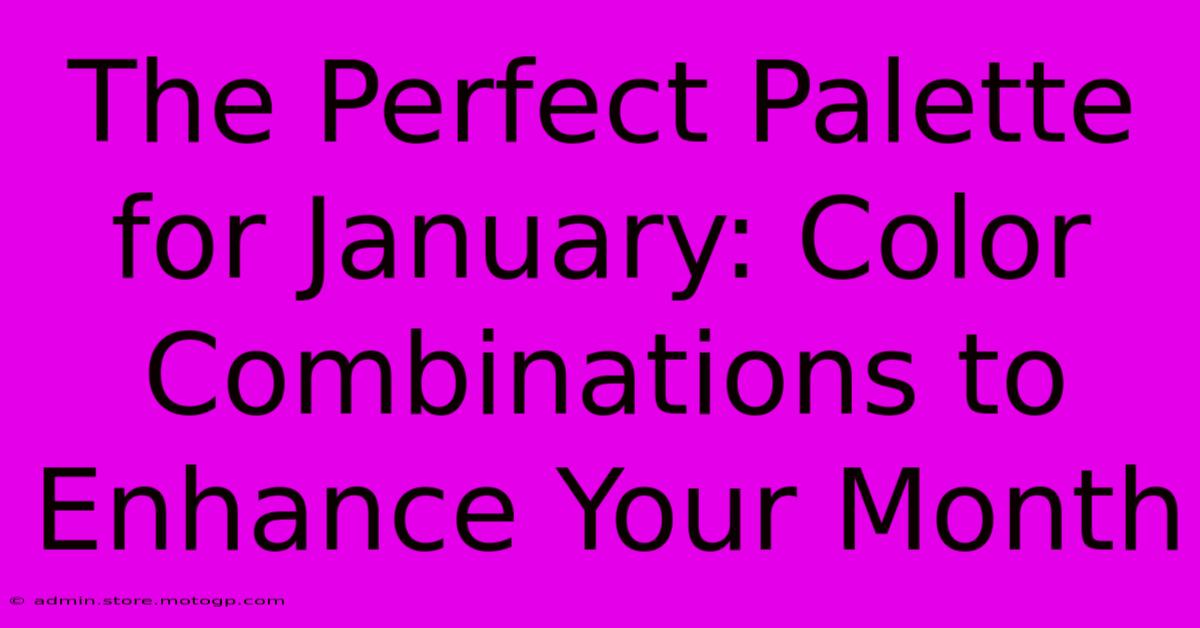 The Perfect Palette For January: Color Combinations To Enhance Your Month