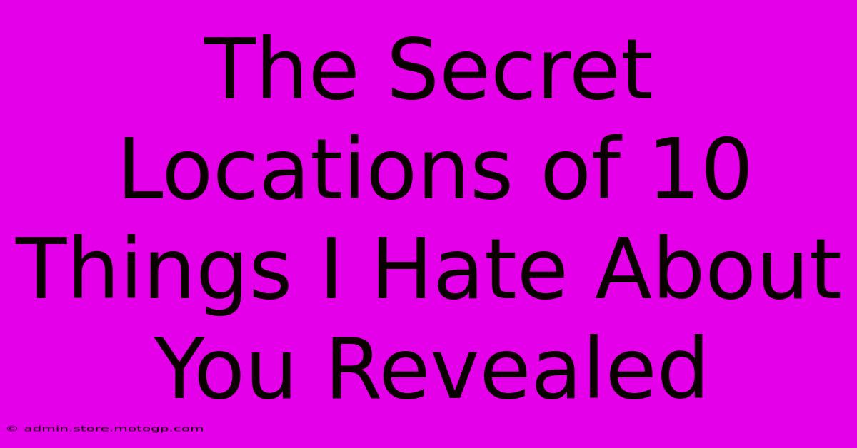 The Secret Locations Of 10 Things I Hate About You Revealed