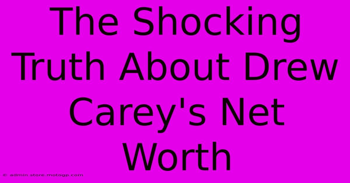 The Shocking Truth About Drew Carey's Net Worth