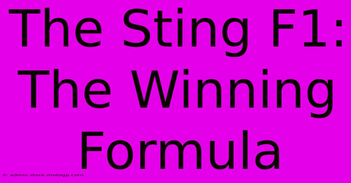 The Sting F1: The Winning Formula