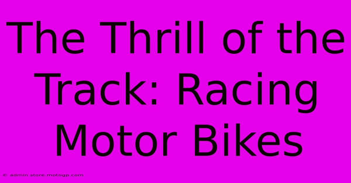 The Thrill Of The Track: Racing Motor Bikes