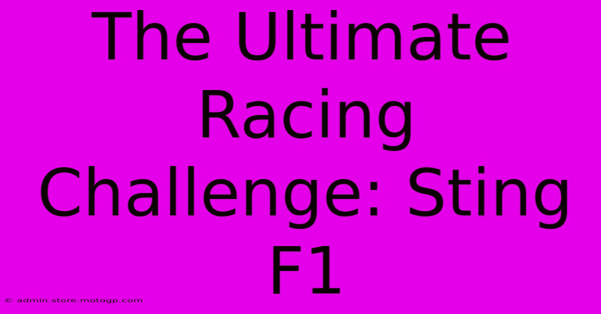 The Ultimate Racing Challenge: Sting F1