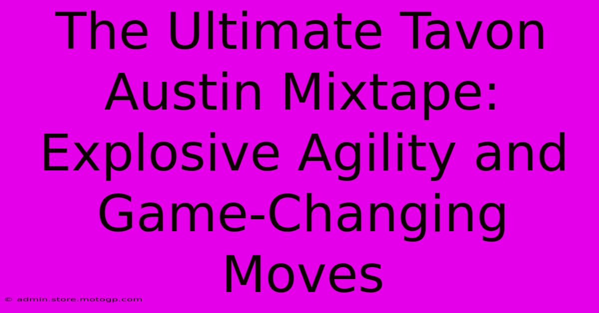 The Ultimate Tavon Austin Mixtape: Explosive Agility And Game-Changing Moves