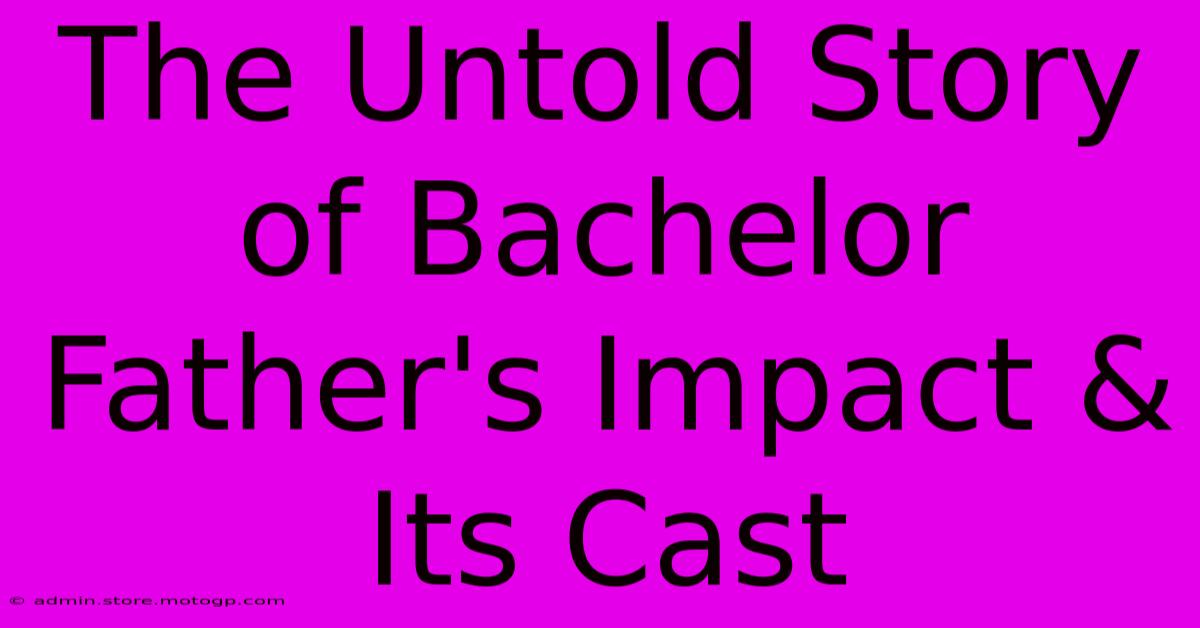 The Untold Story Of Bachelor Father's Impact & Its Cast