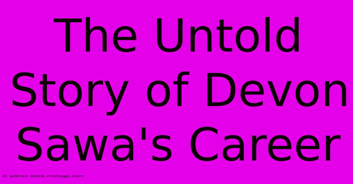 The Untold Story Of Devon Sawa's Career