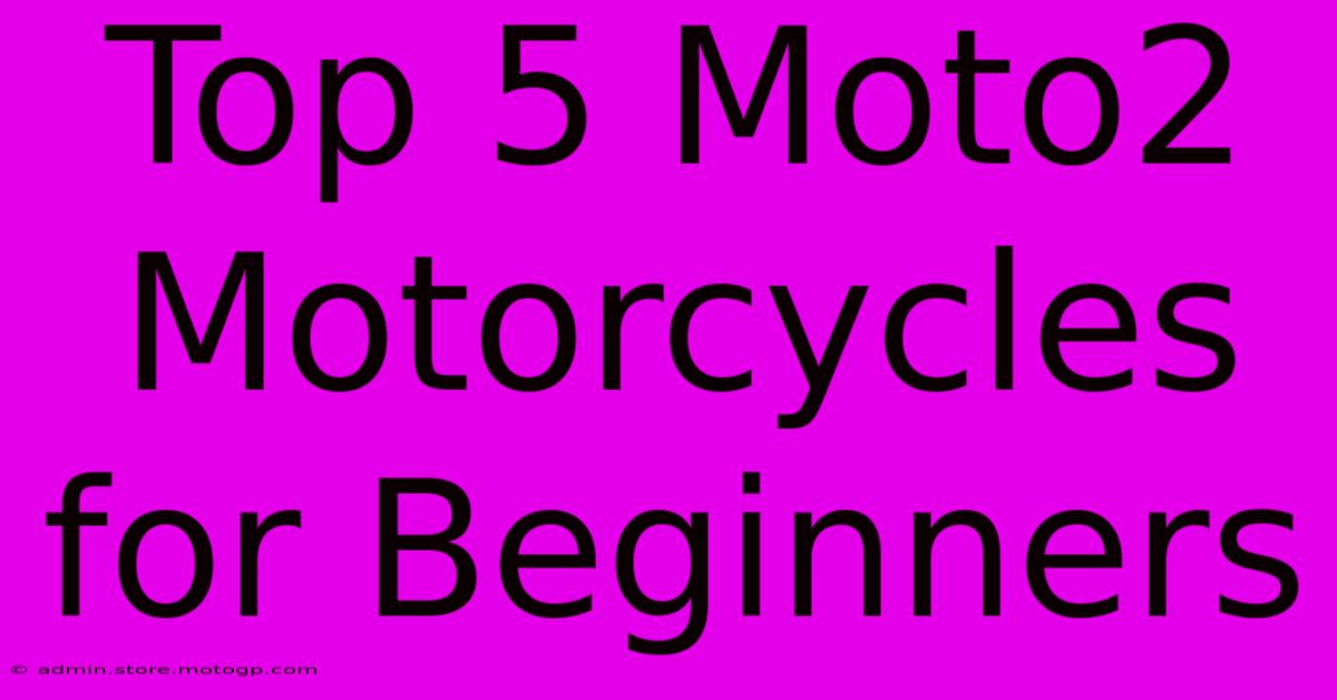 Top 5 Moto2 Motorcycles For Beginners