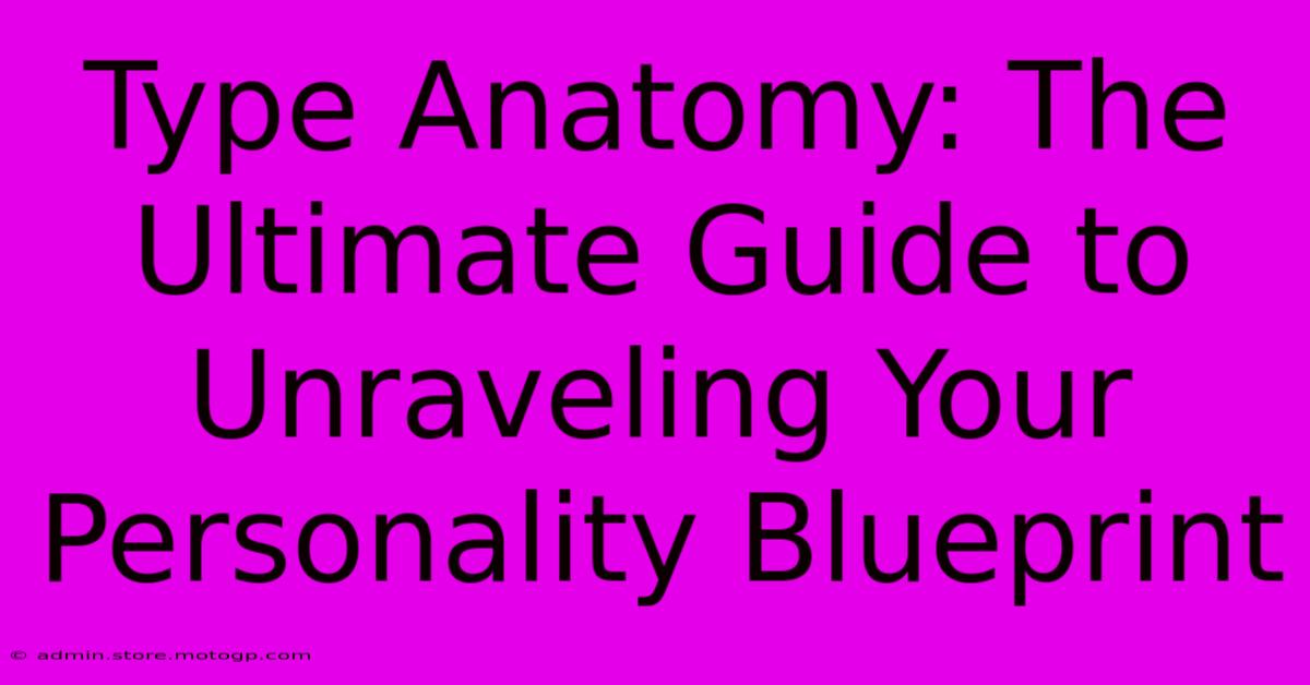 Type Anatomy: The Ultimate Guide To Unraveling Your Personality Blueprint