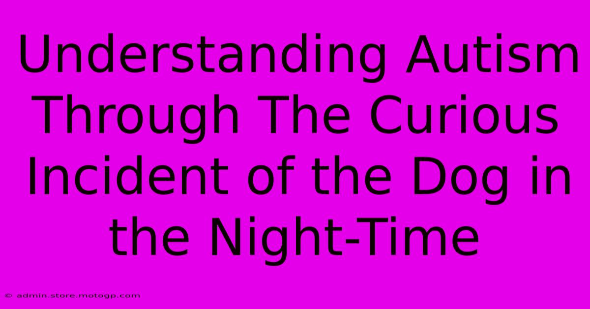 Understanding Autism Through The Curious Incident Of The Dog In The Night-Time