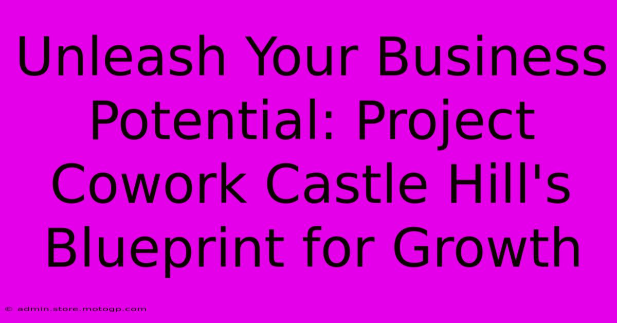 Unleash Your Business Potential: Project Cowork Castle Hill's Blueprint For Growth