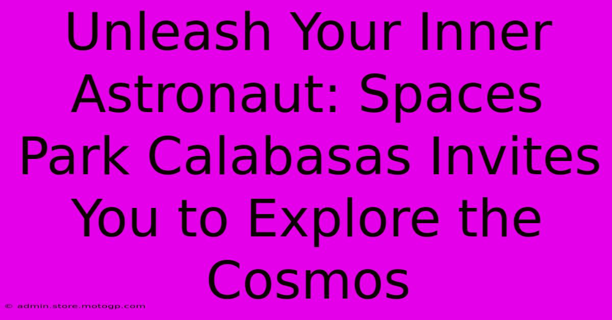 Unleash Your Inner Astronaut: Spaces Park Calabasas Invites You To Explore The Cosmos