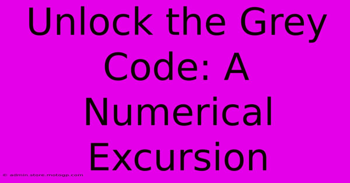 Unlock The Grey Code: A Numerical Excursion