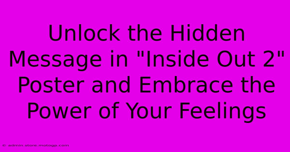 Unlock The Hidden Message In 