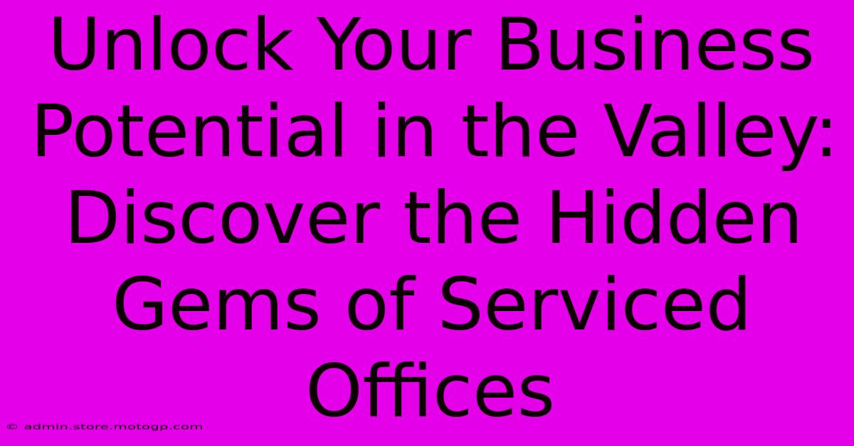 Unlock Your Business Potential In The Valley: Discover The Hidden Gems Of Serviced Offices